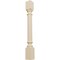 Ekena Millwork 3 3/4"W x 3 3/4"D x 35 1/2"H Traditional Cabinet Column, Rubberwood COL03X03X35TRRW - alternate 1